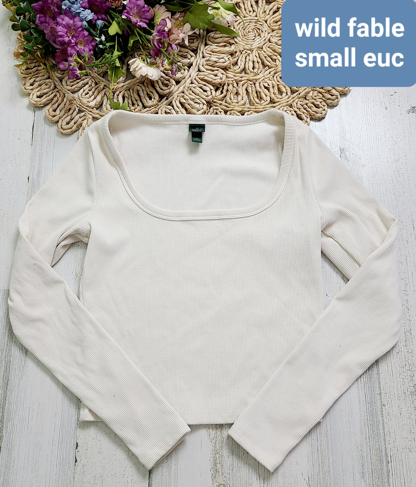wild fable ribbed round neck