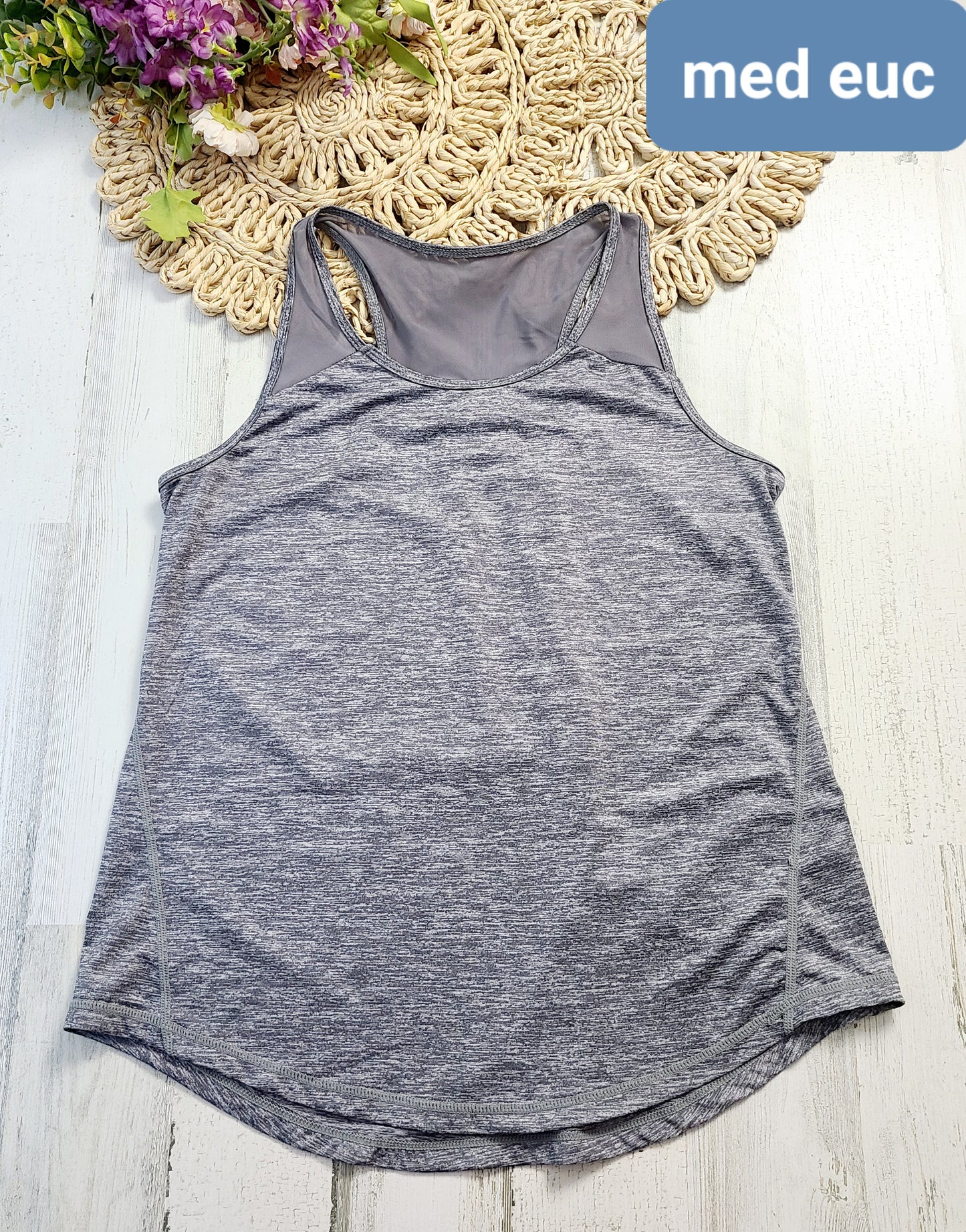 women's medium active tank gray