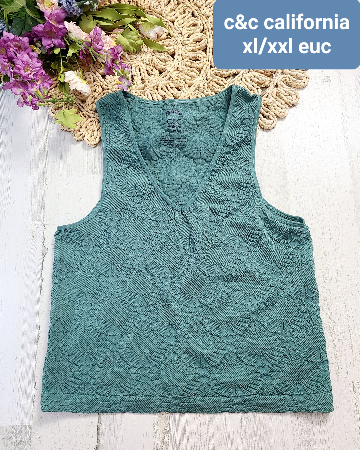 c&c california textured tank