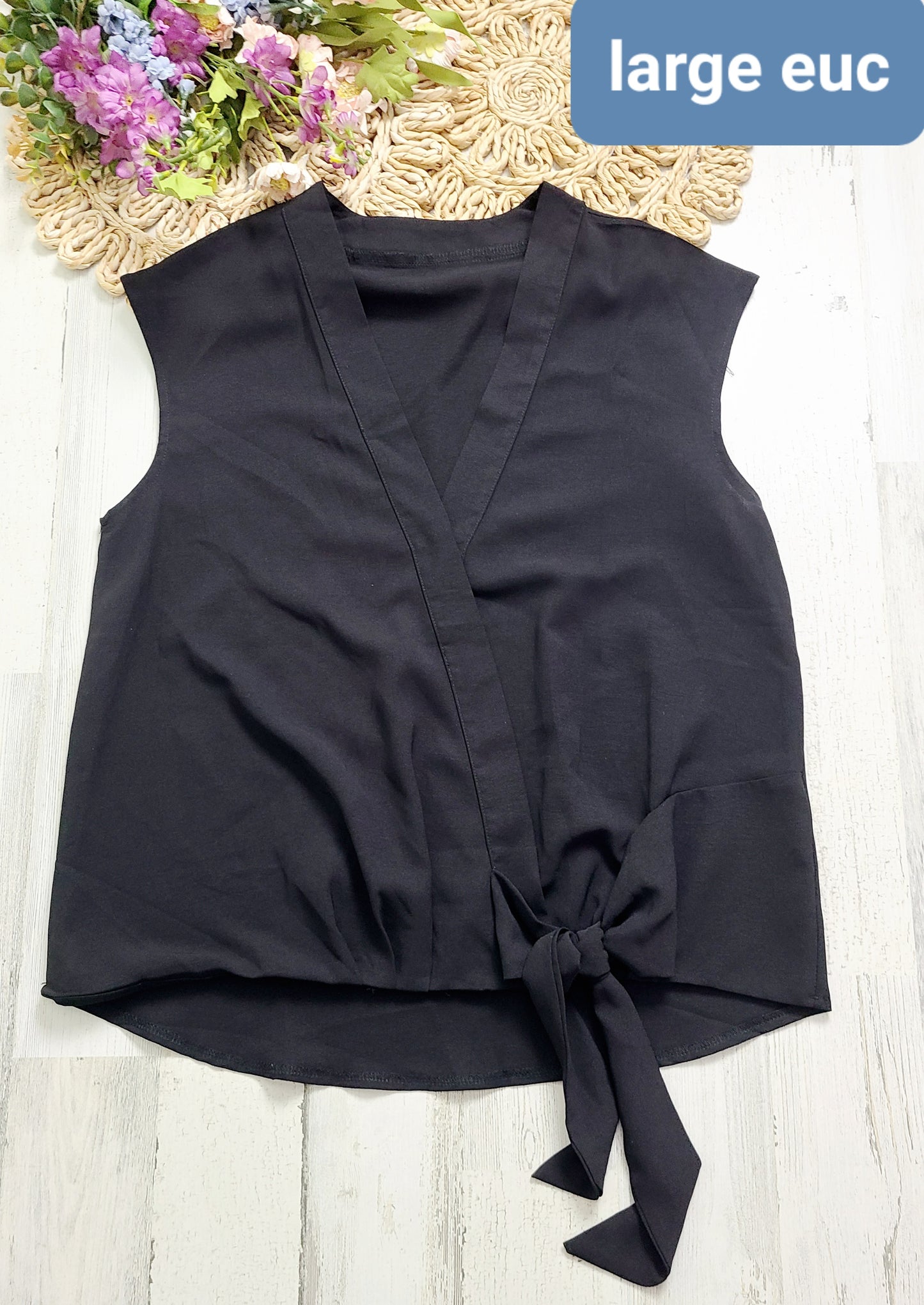 crossover front black tank no brand