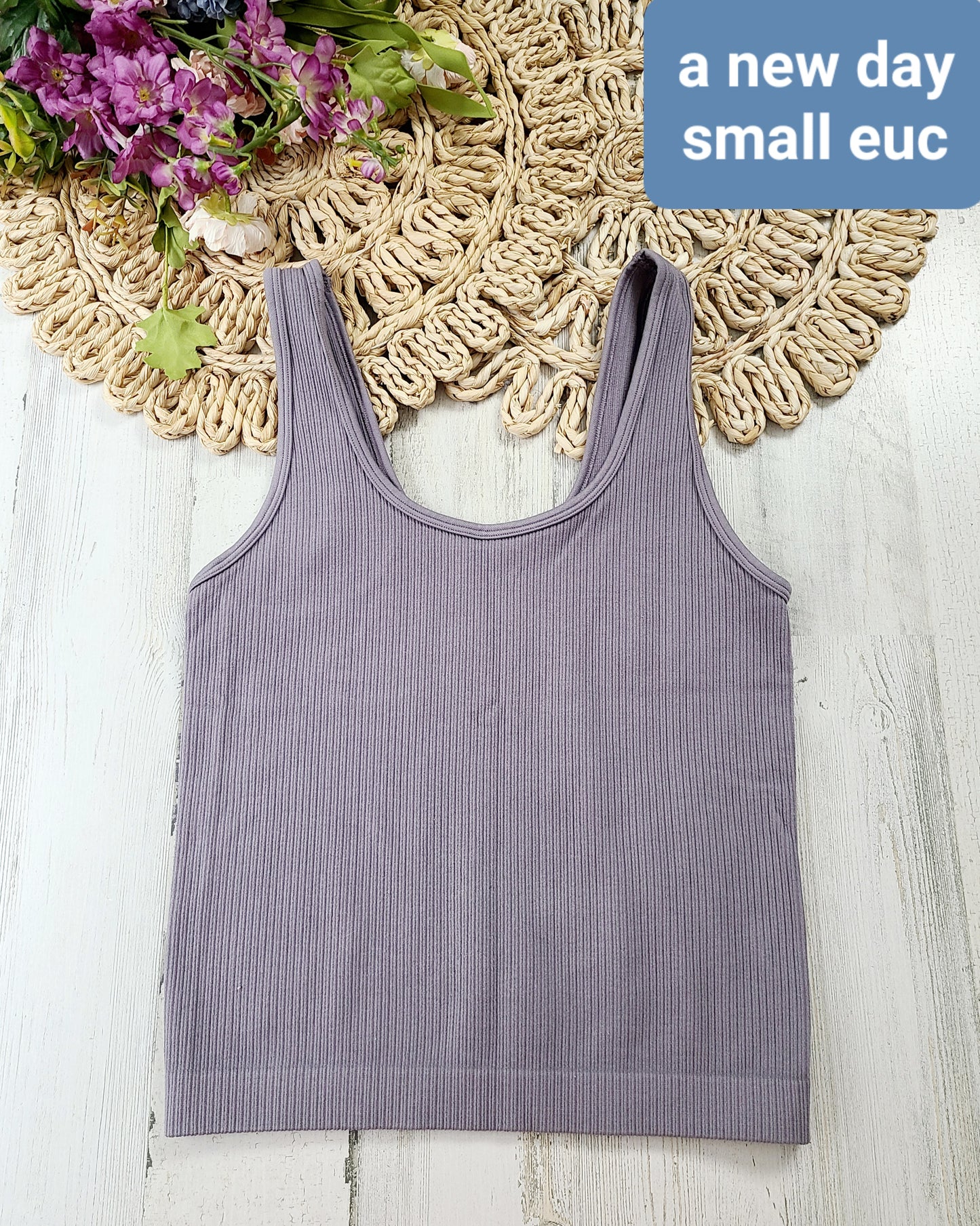 small ribbed a new day tank