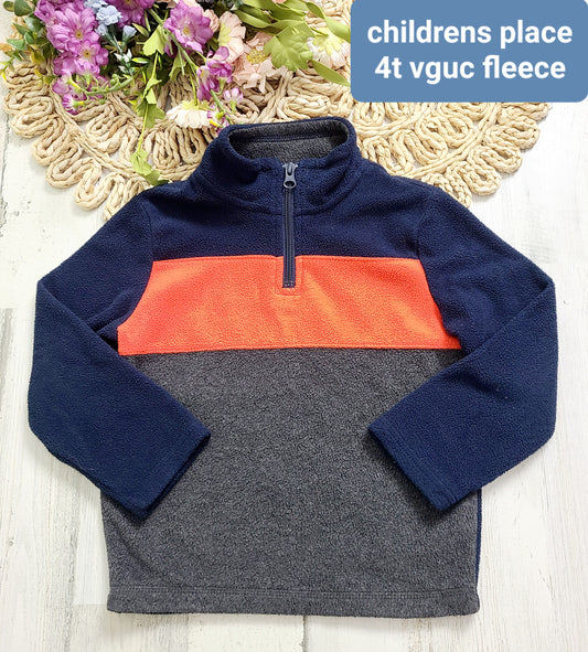 childrens place navy orange fleece
