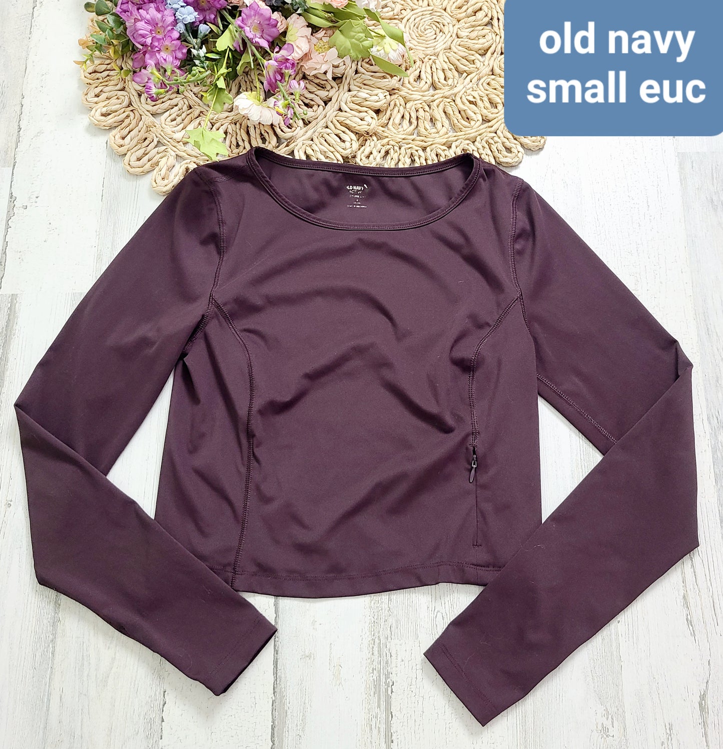 long sleeve zip pocket old navy