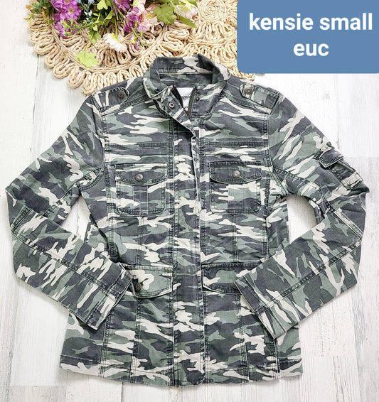 camo kensie jacket