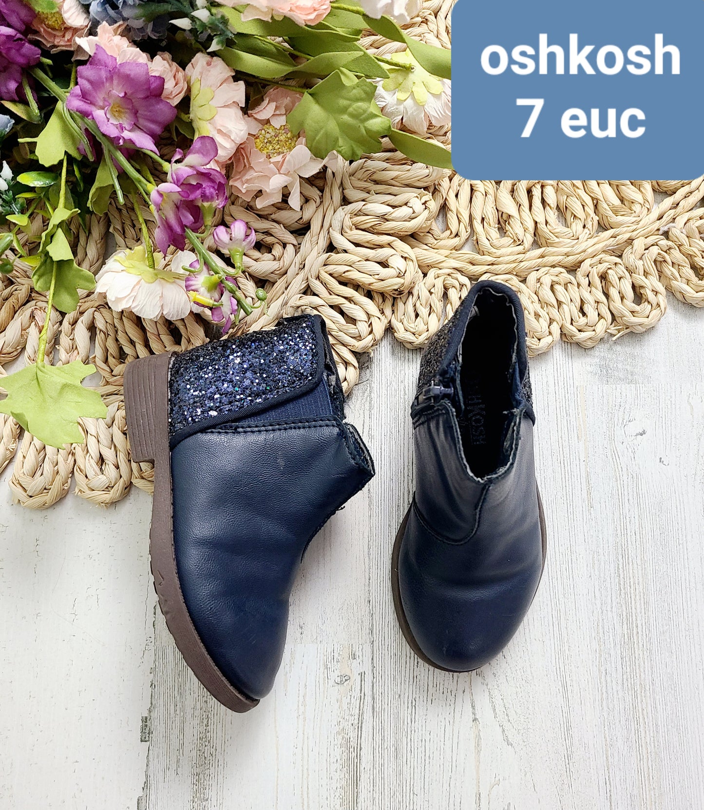 oshkosh navy boots girls