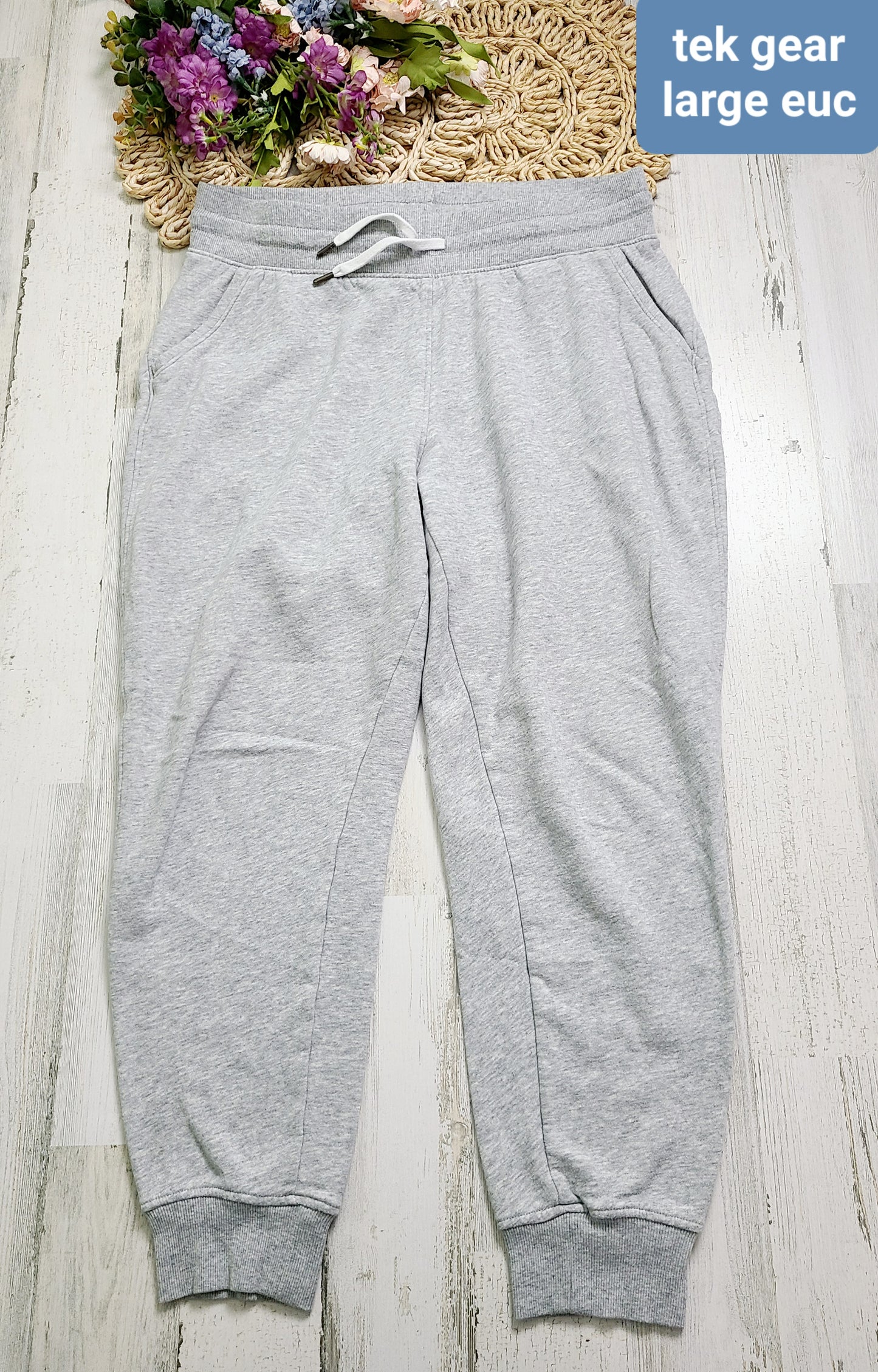 grey large jogger tek gear