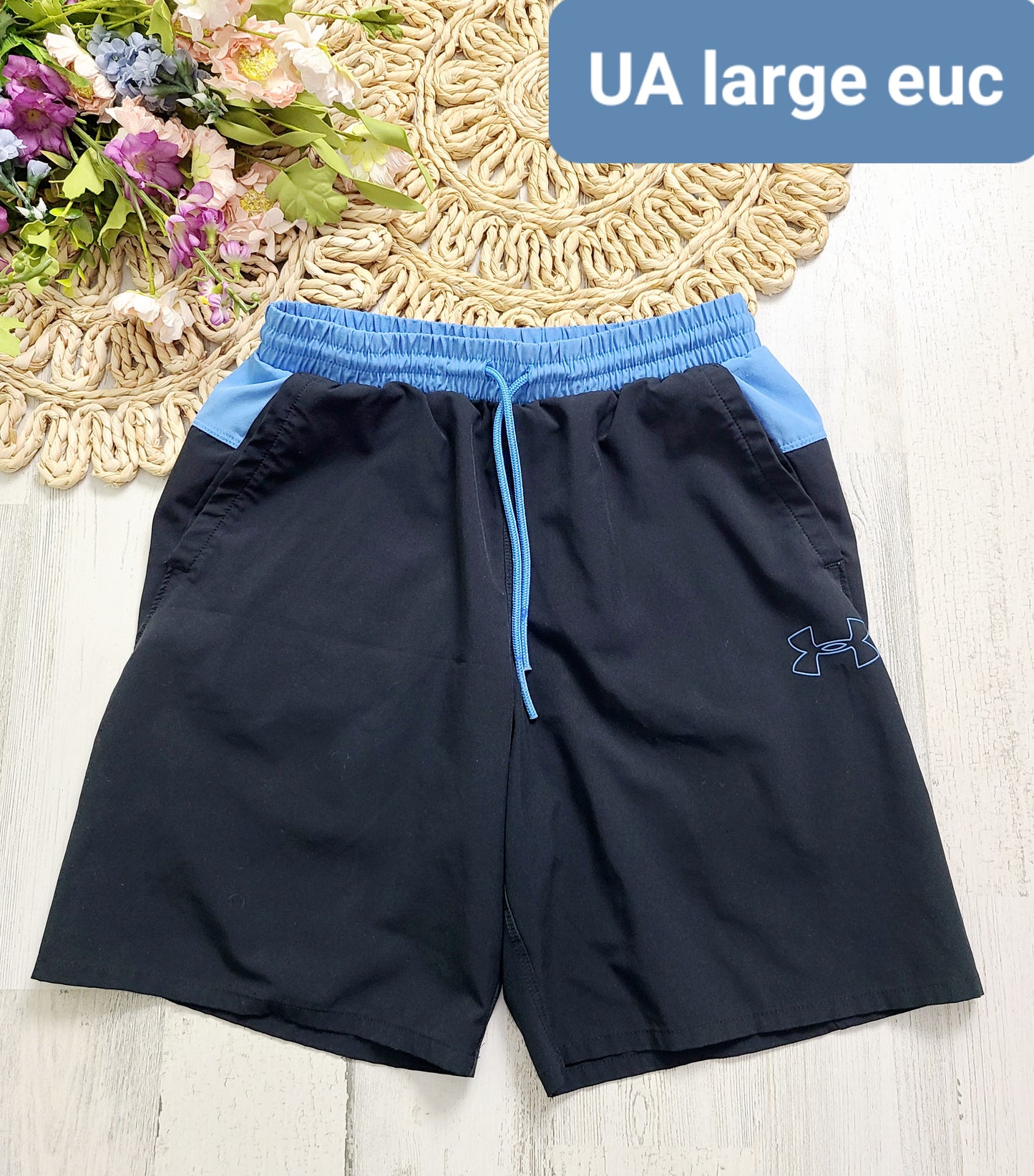 Blue shorts ua large