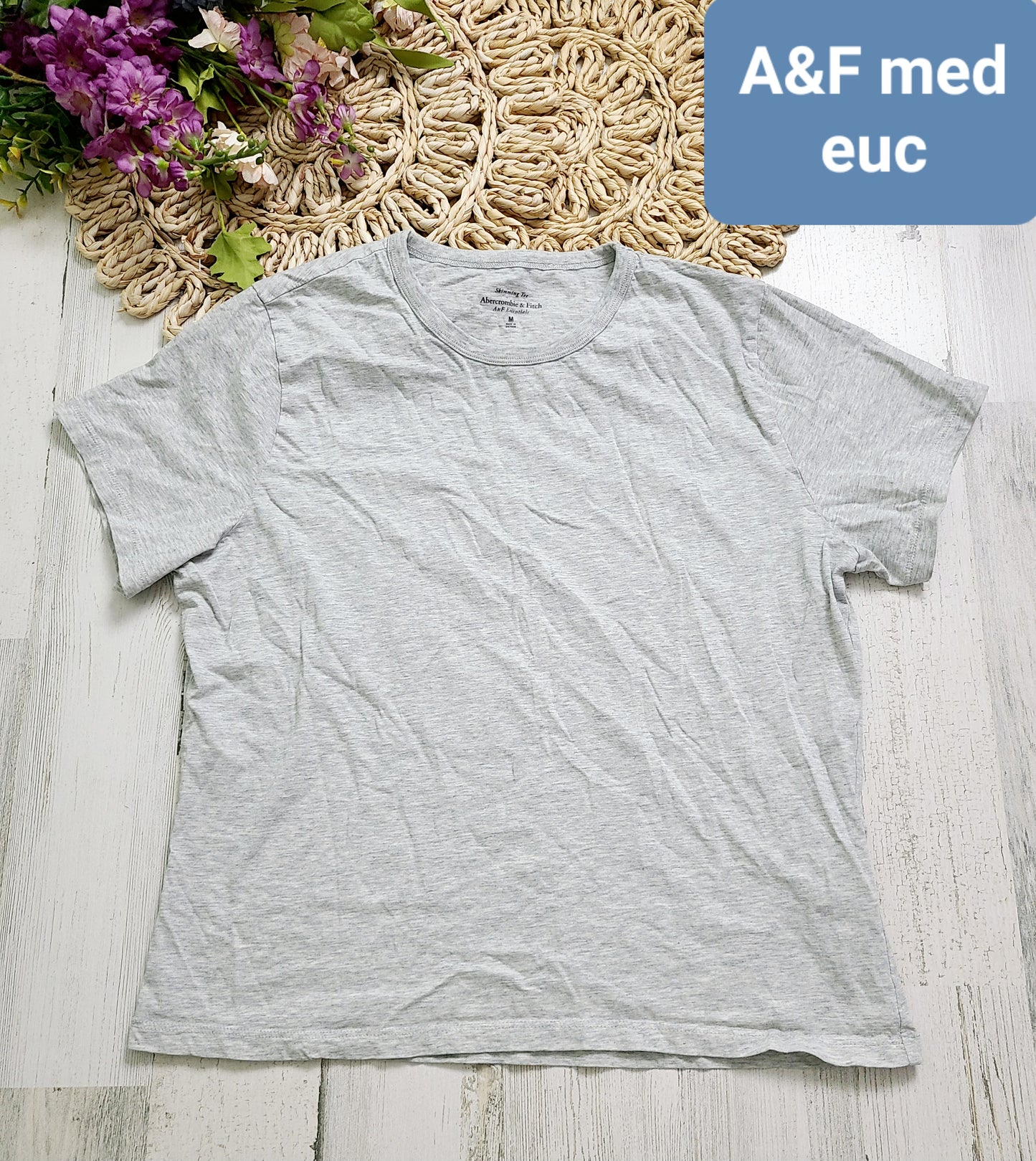 a&f gray womens tee