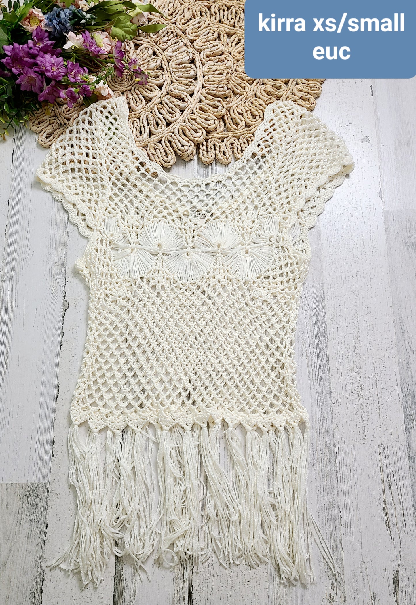 kirra knit tassle top