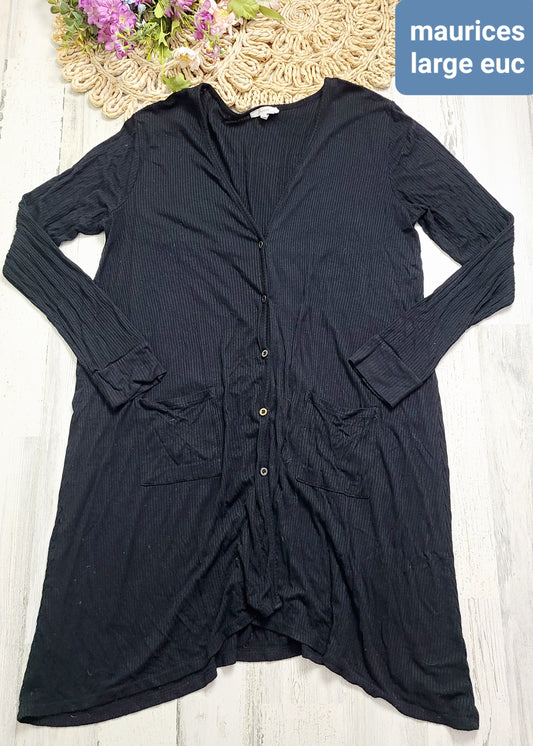 maurices long duster top