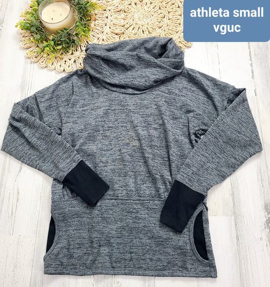 gray cowlneck athleta