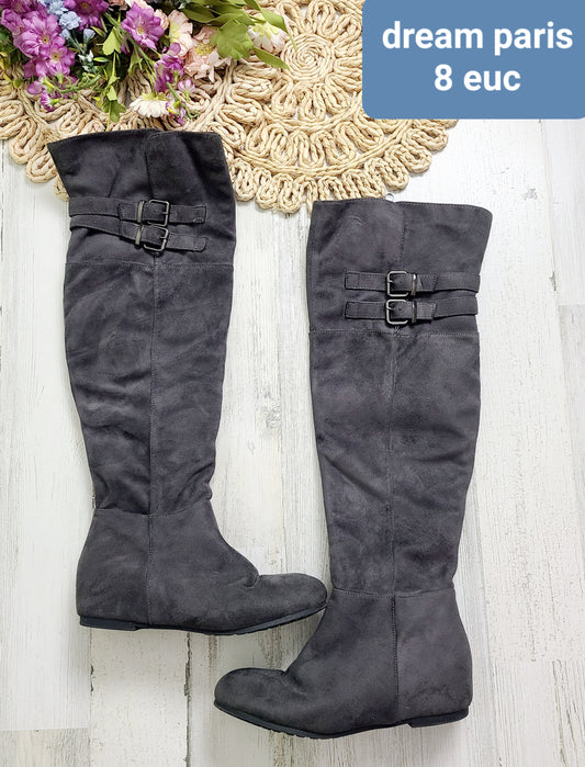 dream paris gray boots