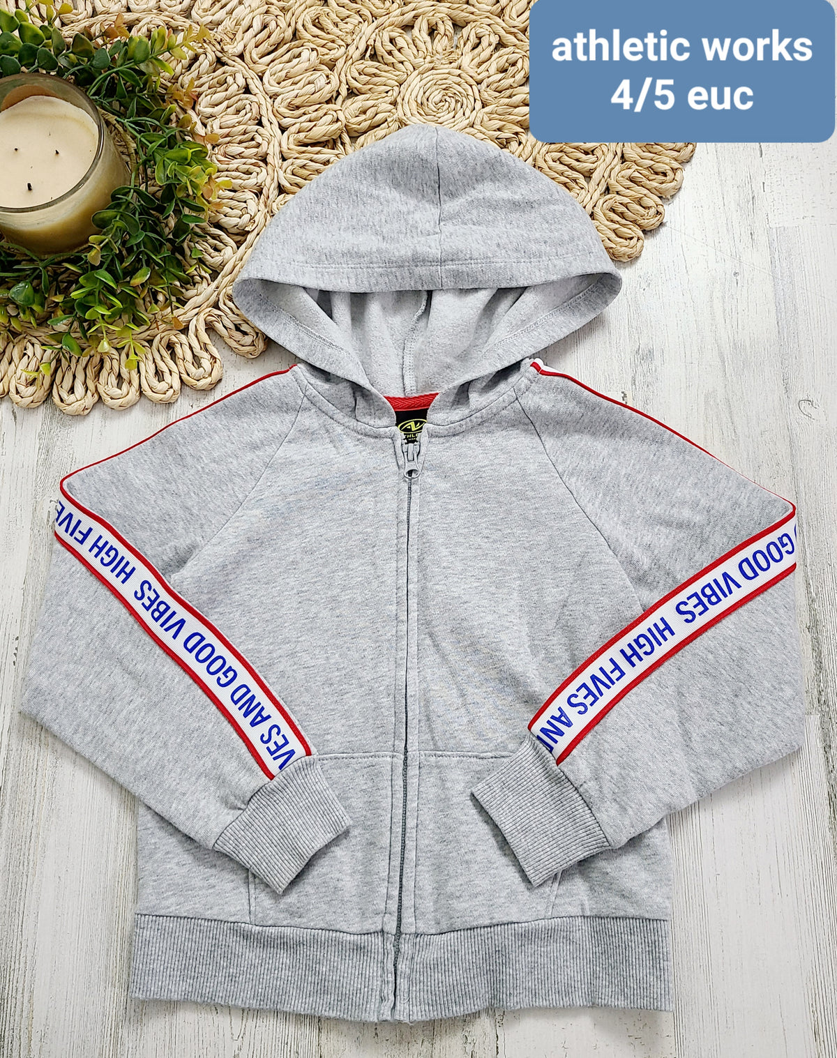high fives & good vibes jacket athletic works