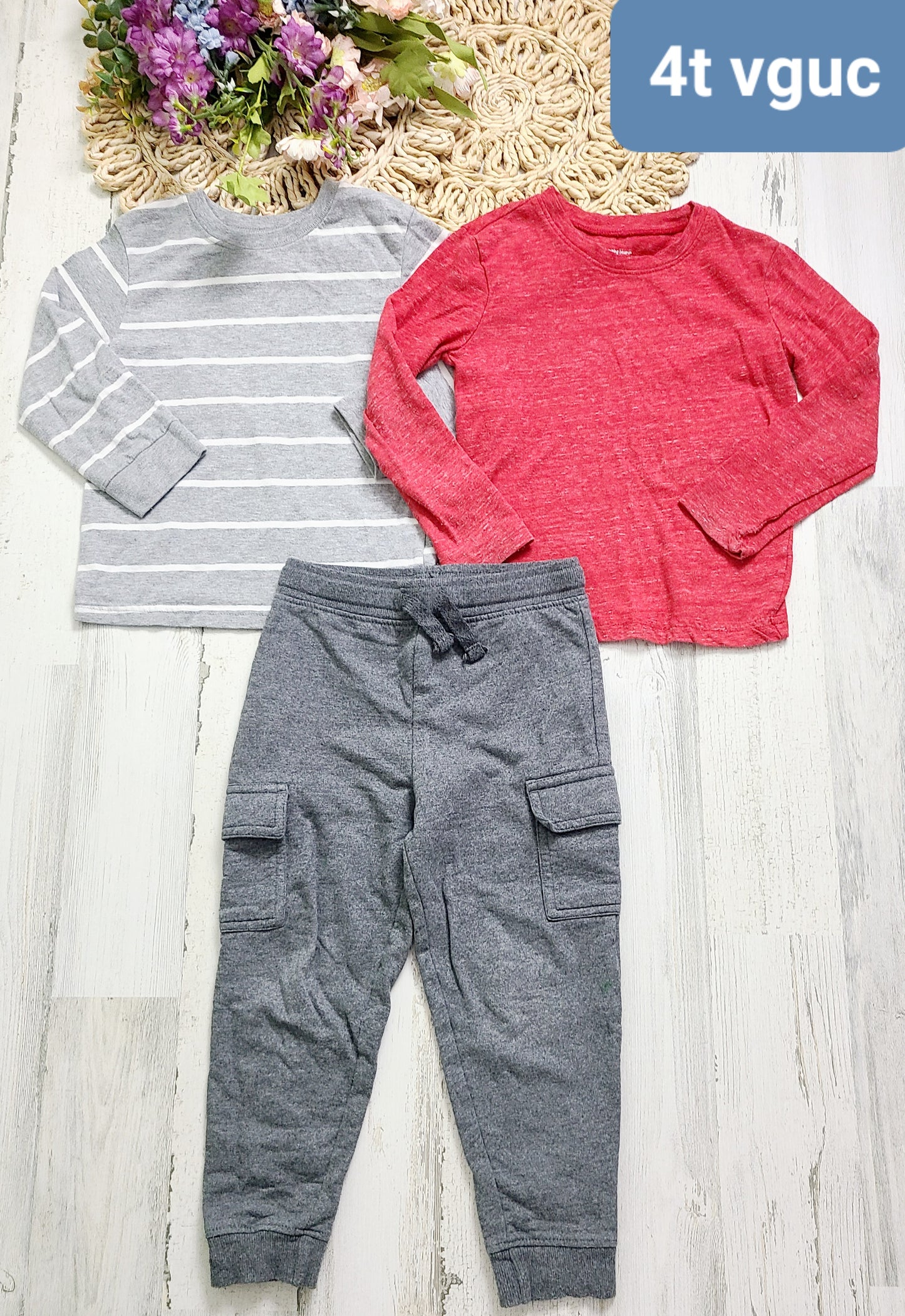 gray stripe and red