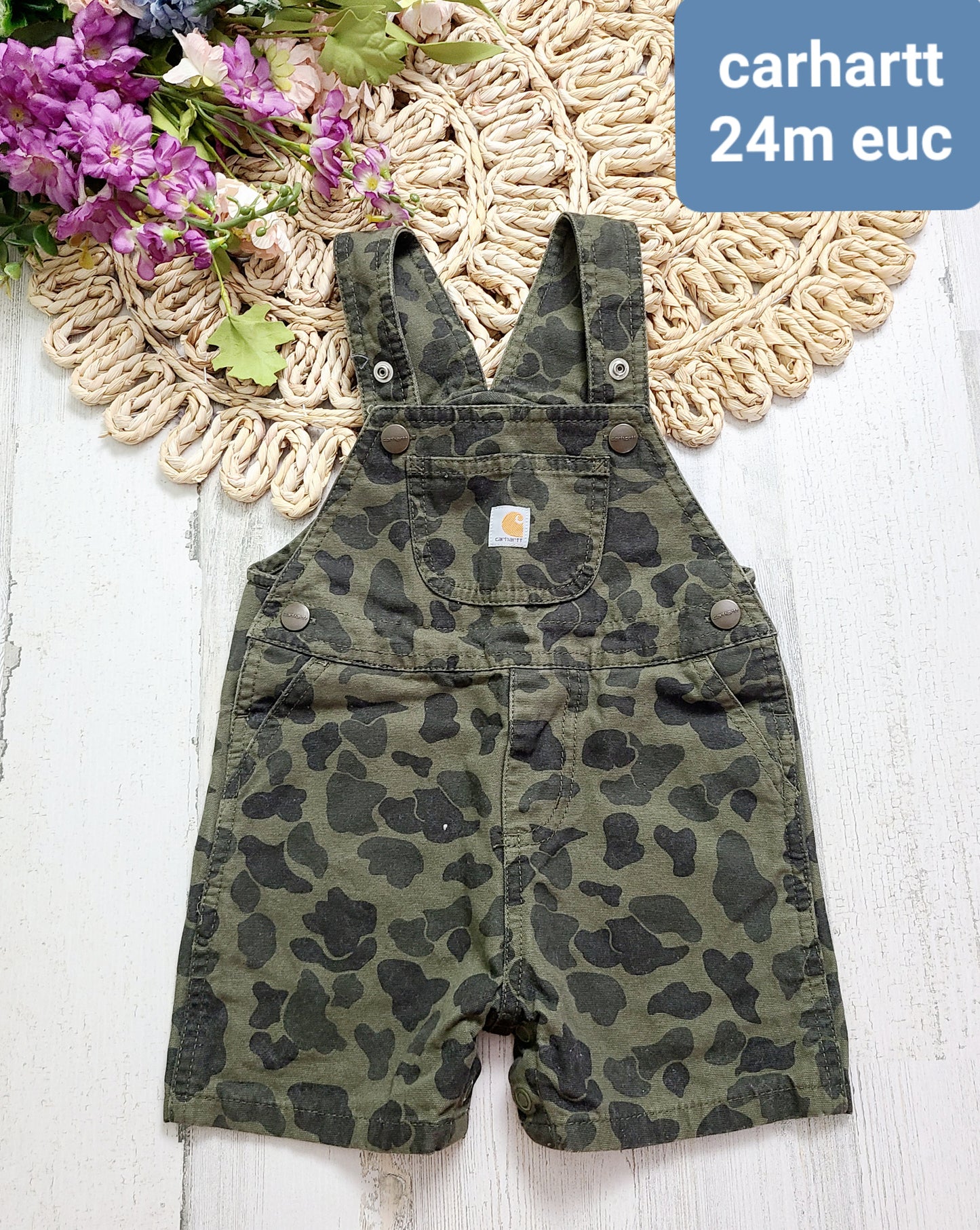 camo overalls carhartt