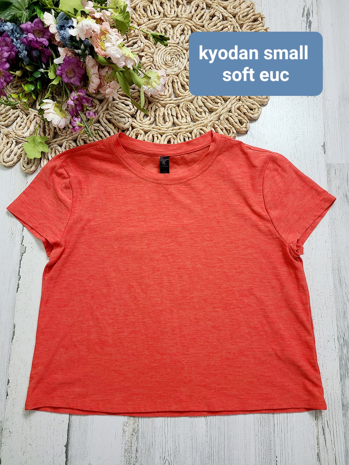 kyodan orange boxy tee
