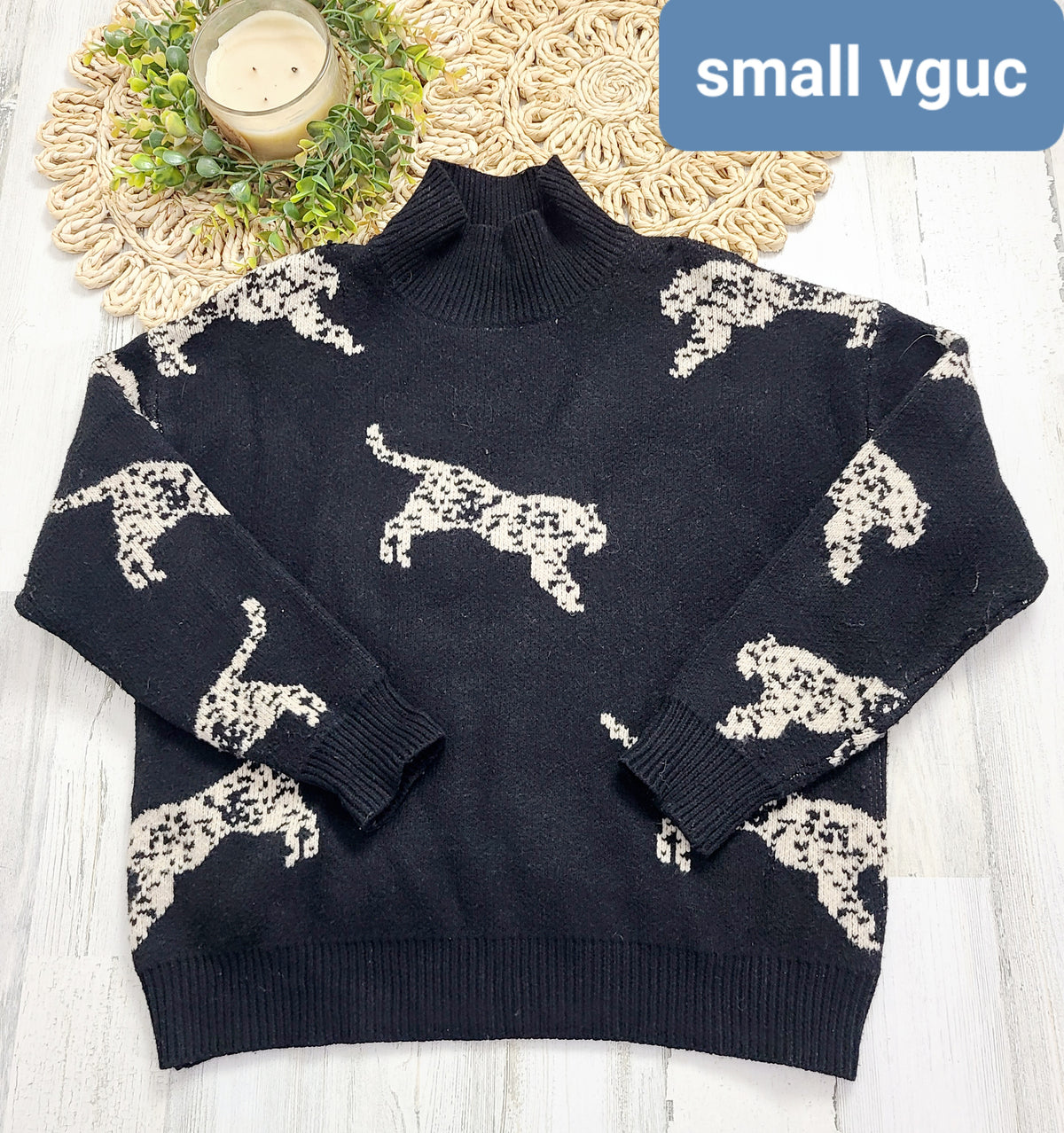 cheetah sweater