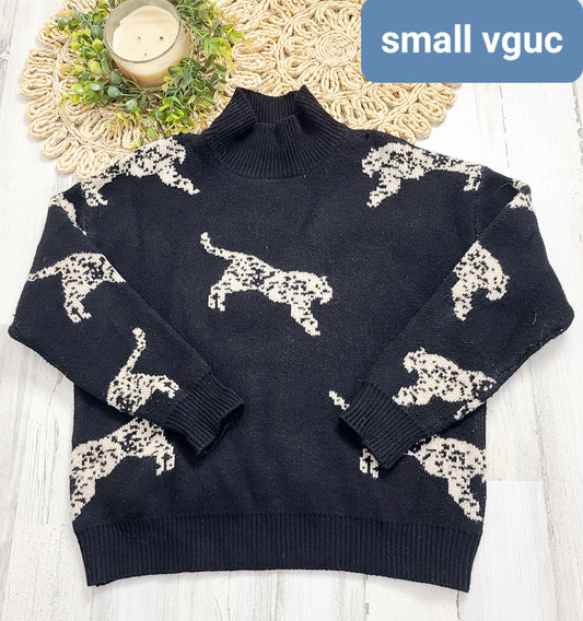 cheetah sweater
