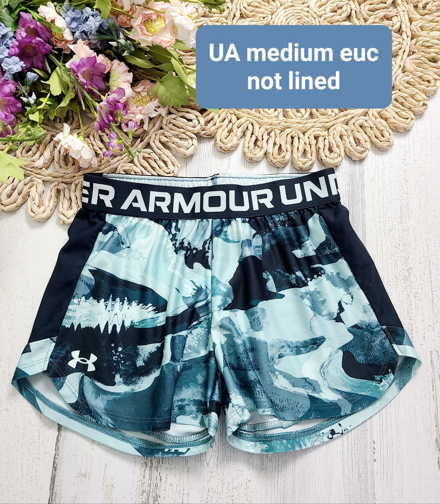 aqua black ua shorts girls