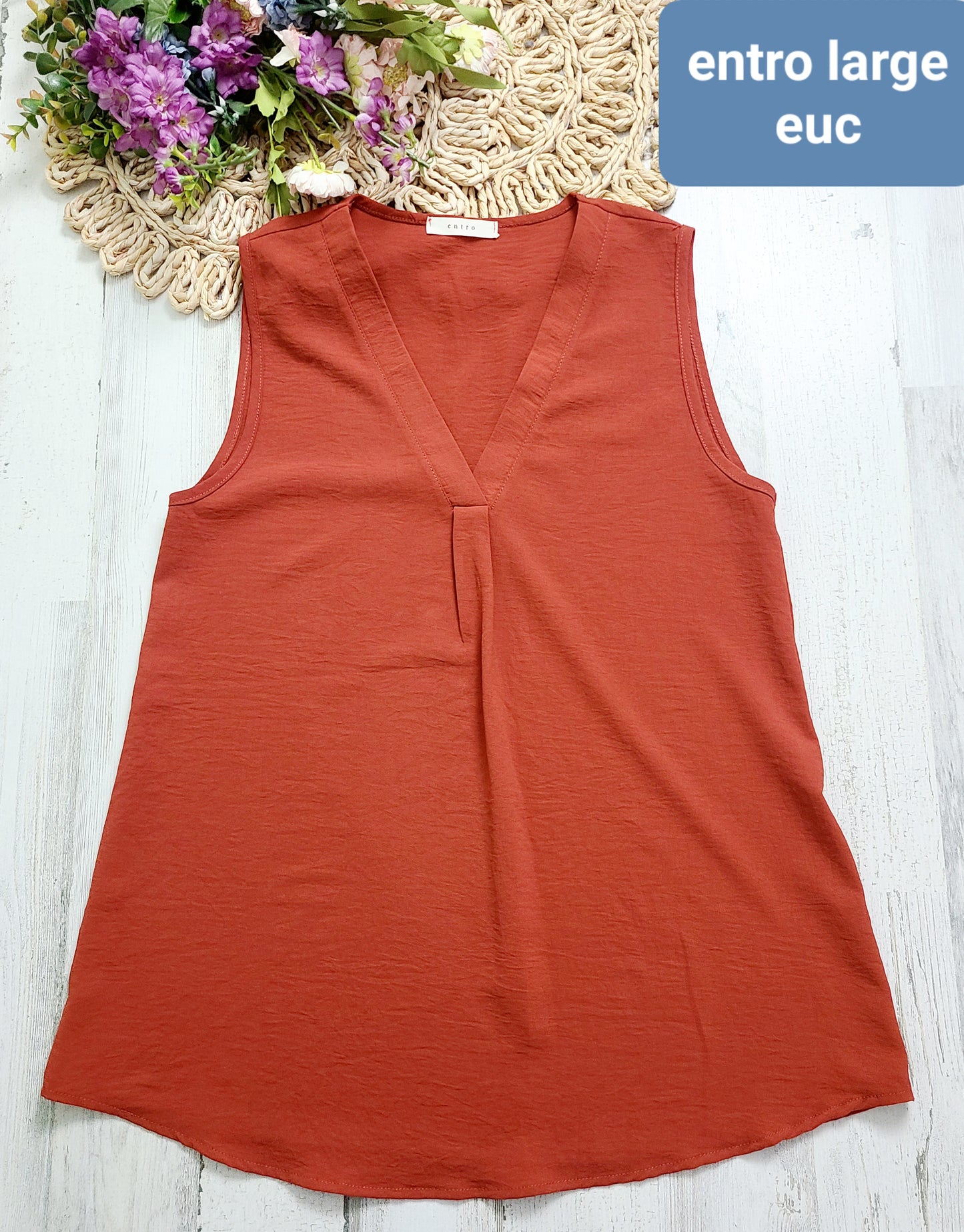 entro burnt orange tank