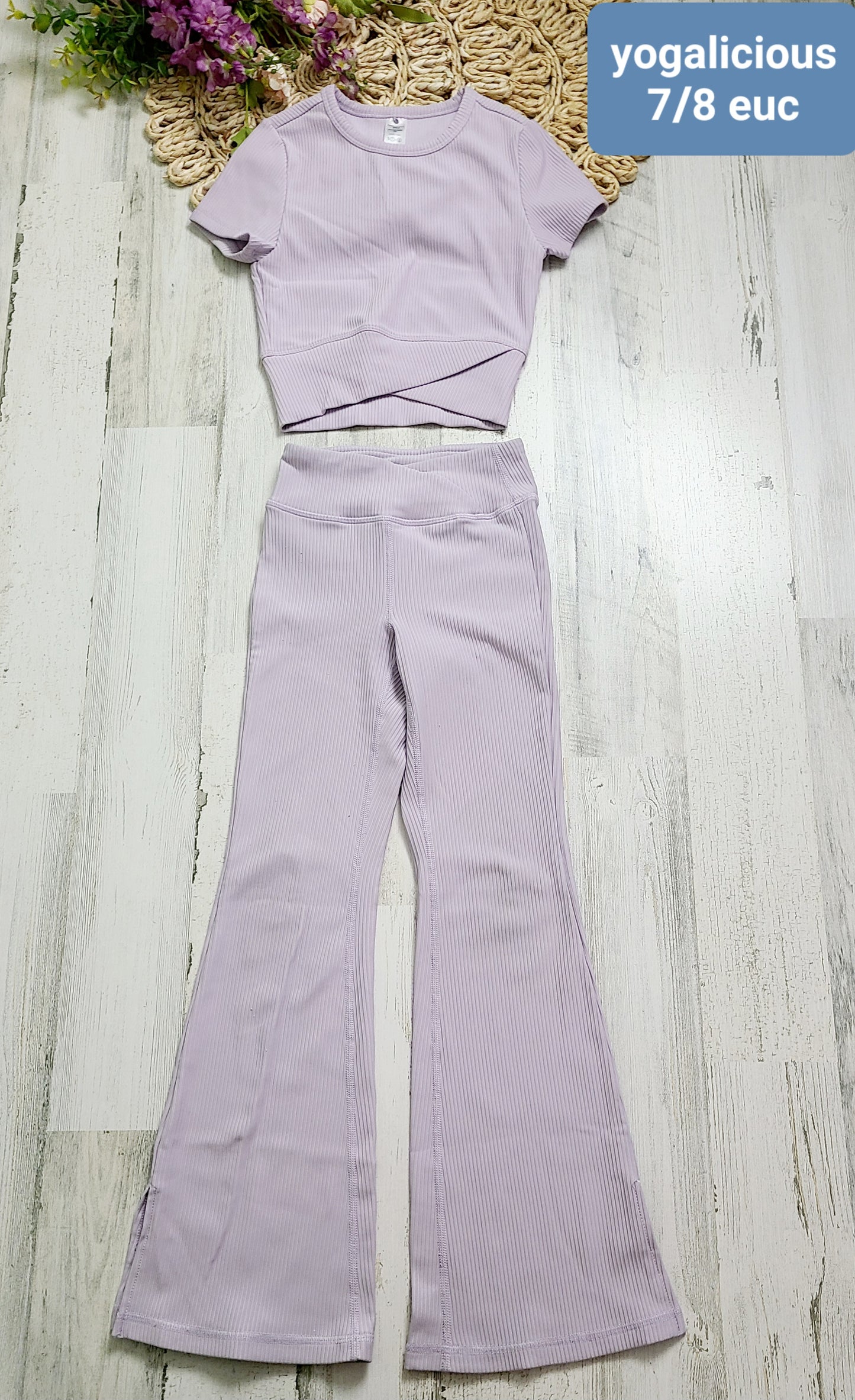 yogalicious lavender set