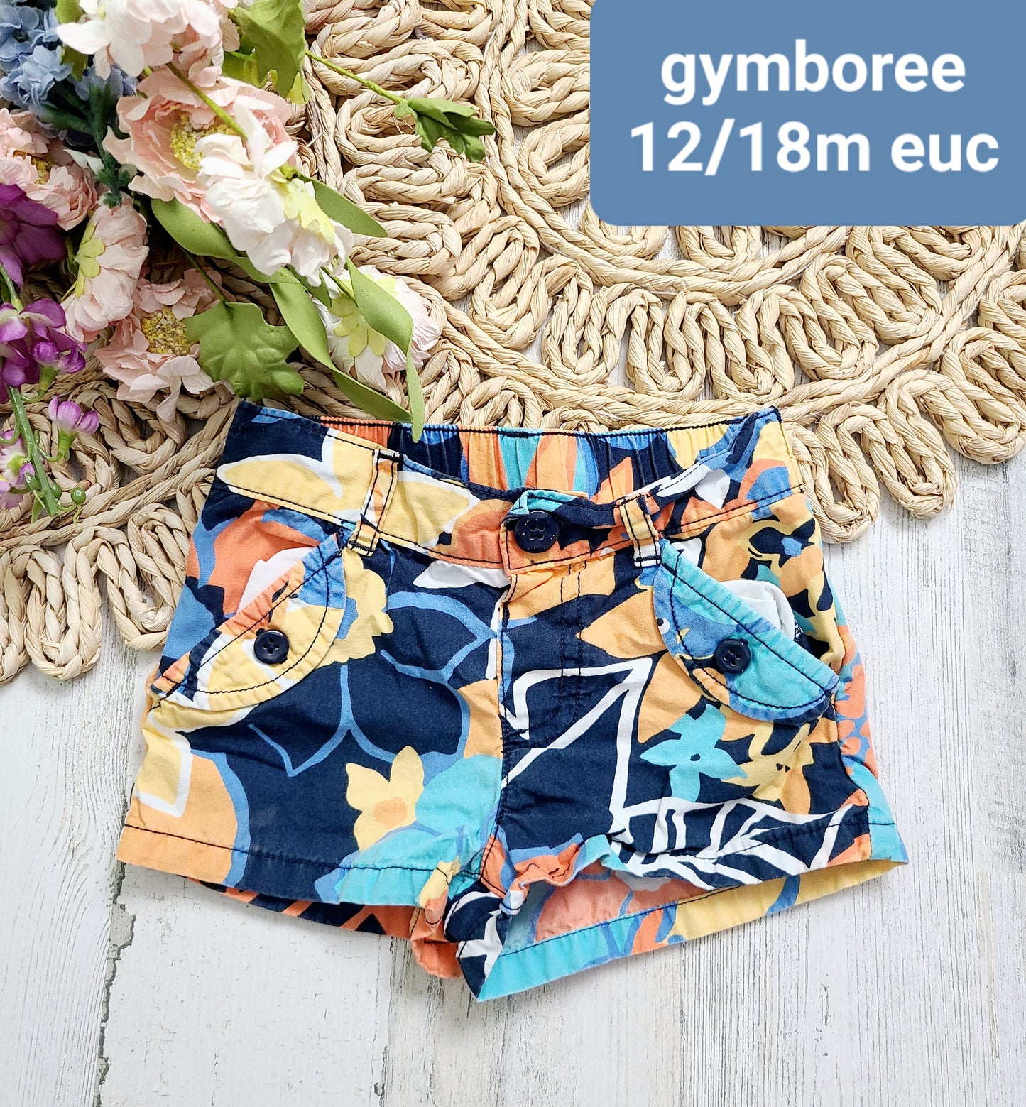 gymboree shorts 12/18m