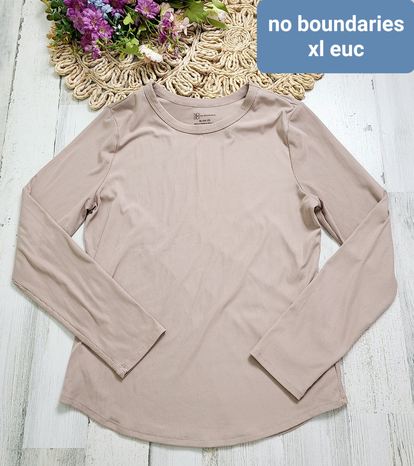 multiple colors no boundaries long sleeve xl