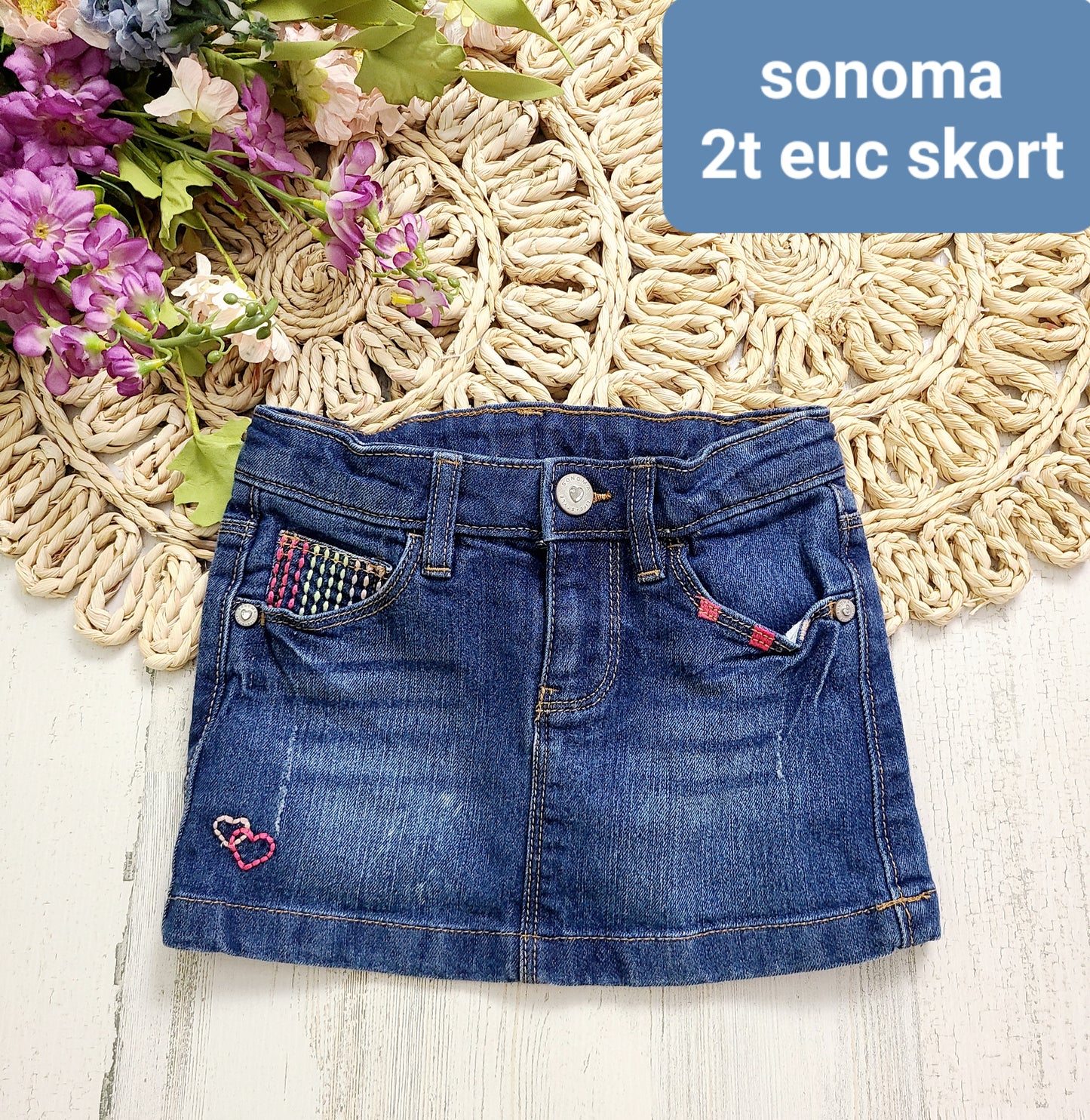 sonoma 2t skort jean