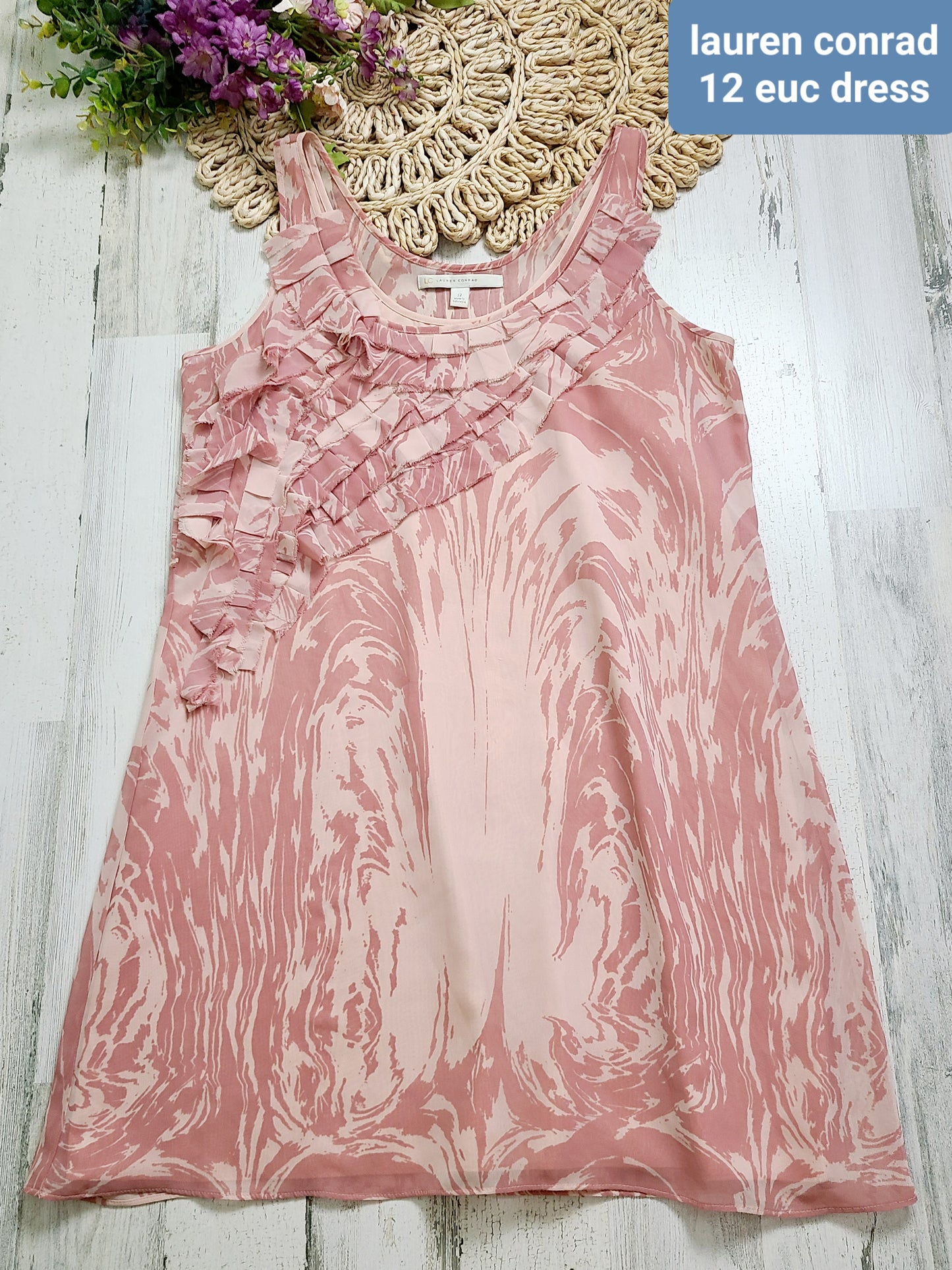 lauren conrad ruffle dress