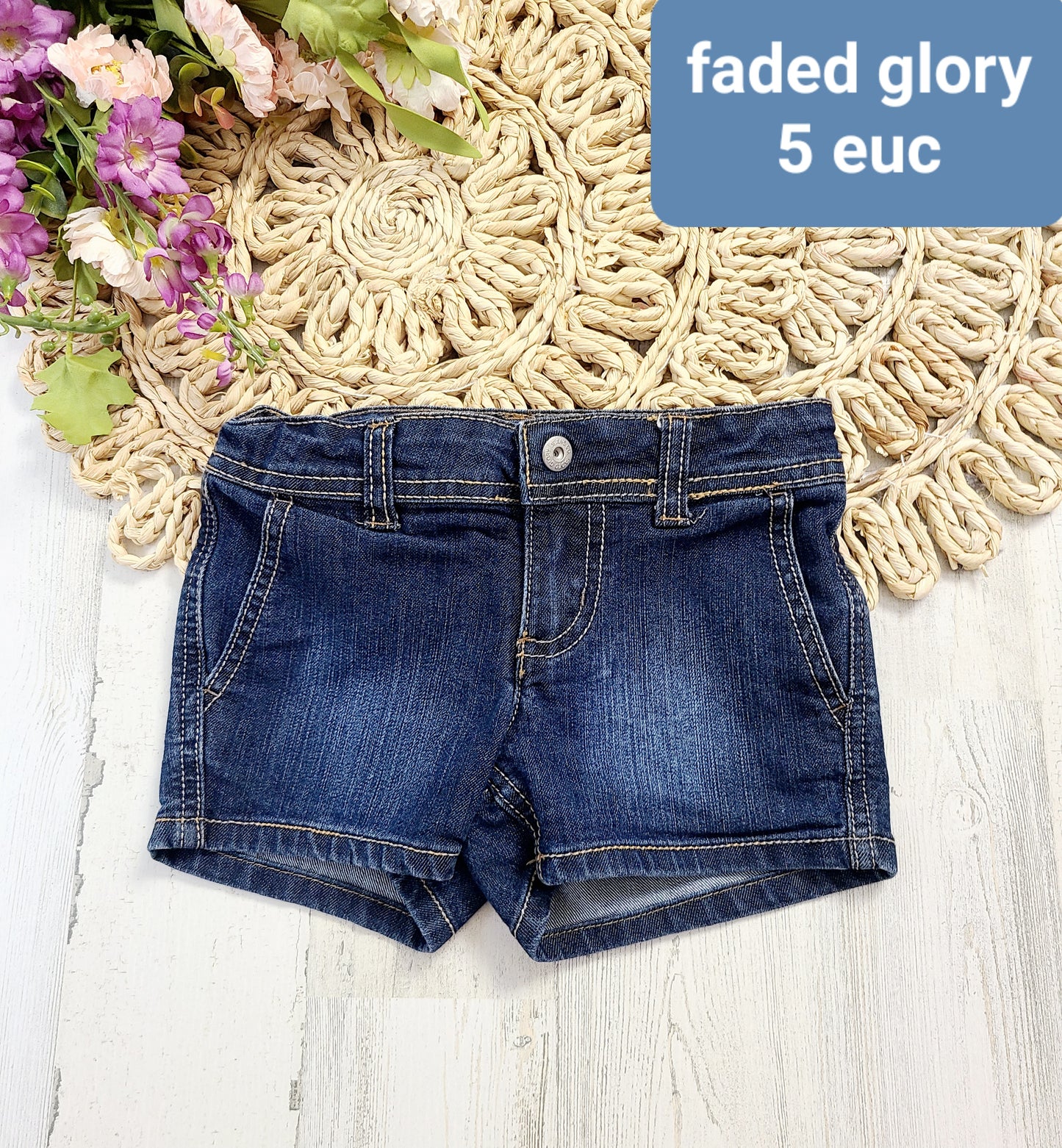 faded glory jean shorts 5