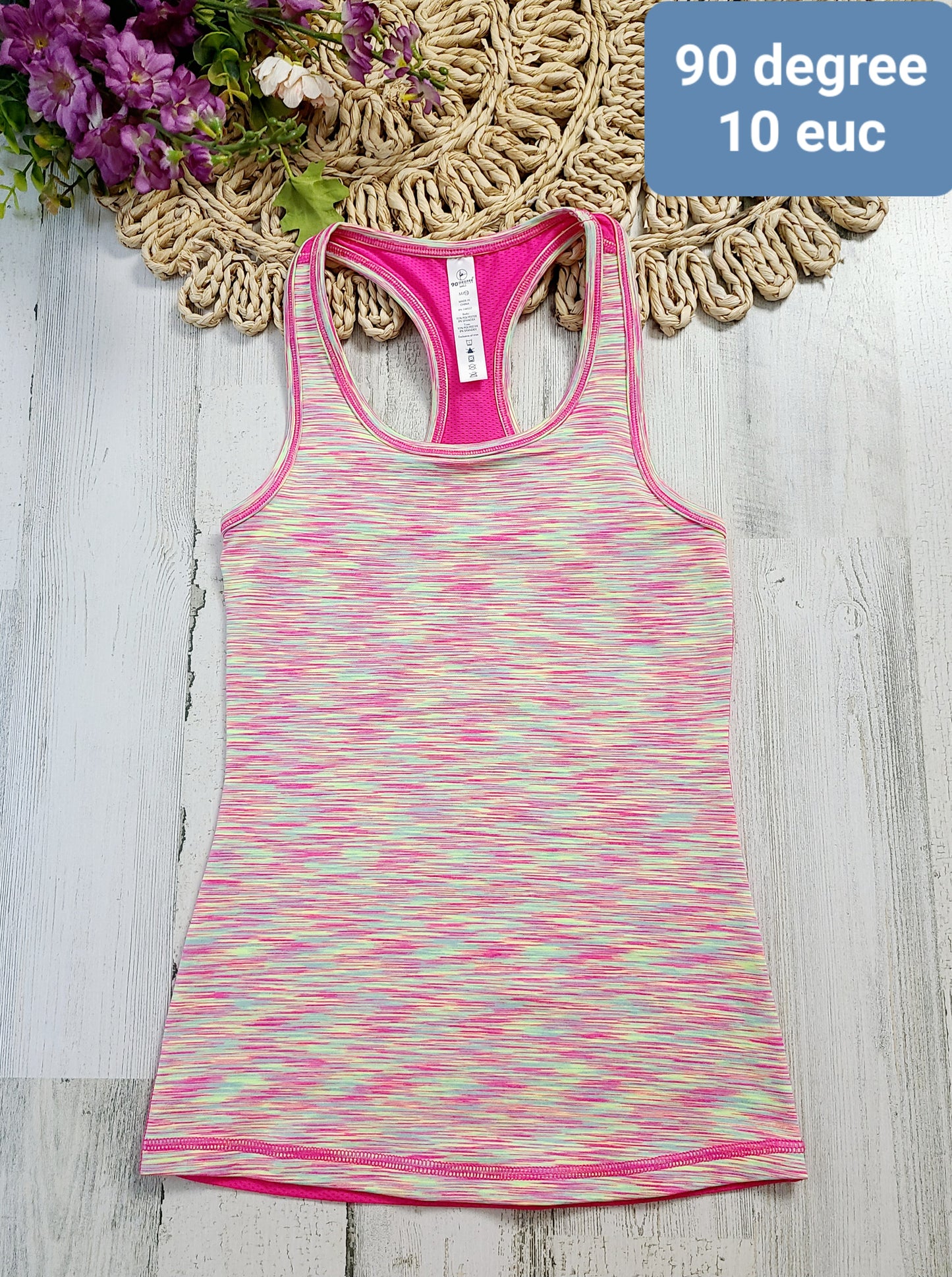 90 degrees girls heather tank