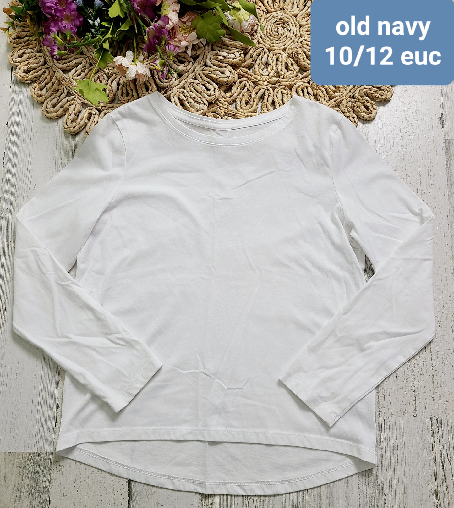 white long sleeve old navy