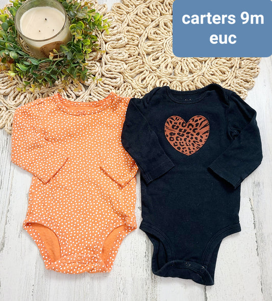 orange and black onesies
