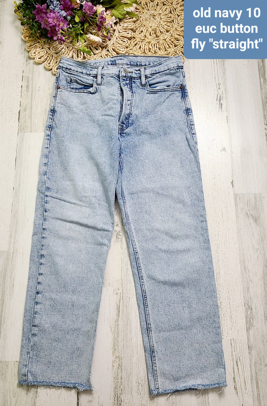 straight button fly old navy