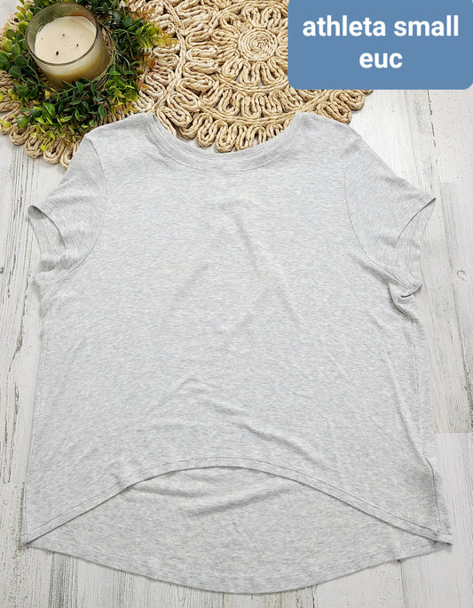 gray high low athleta