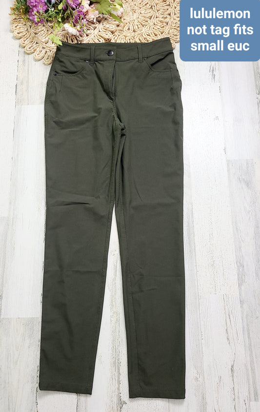 olive green lululemon pants small
