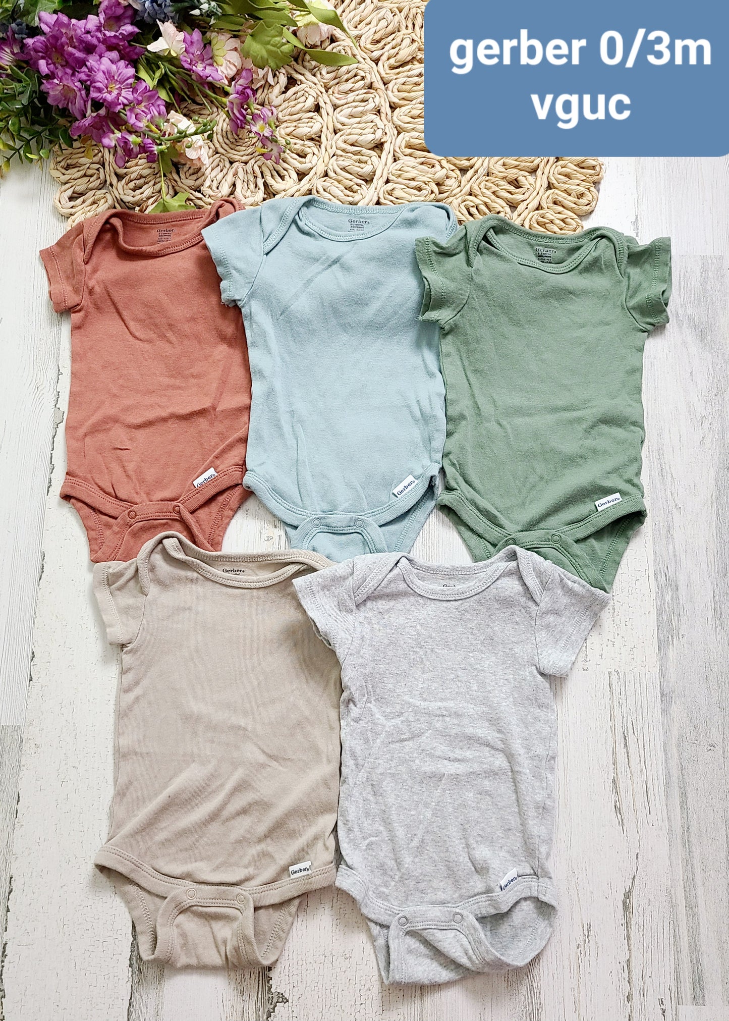 gerber 5 onesies