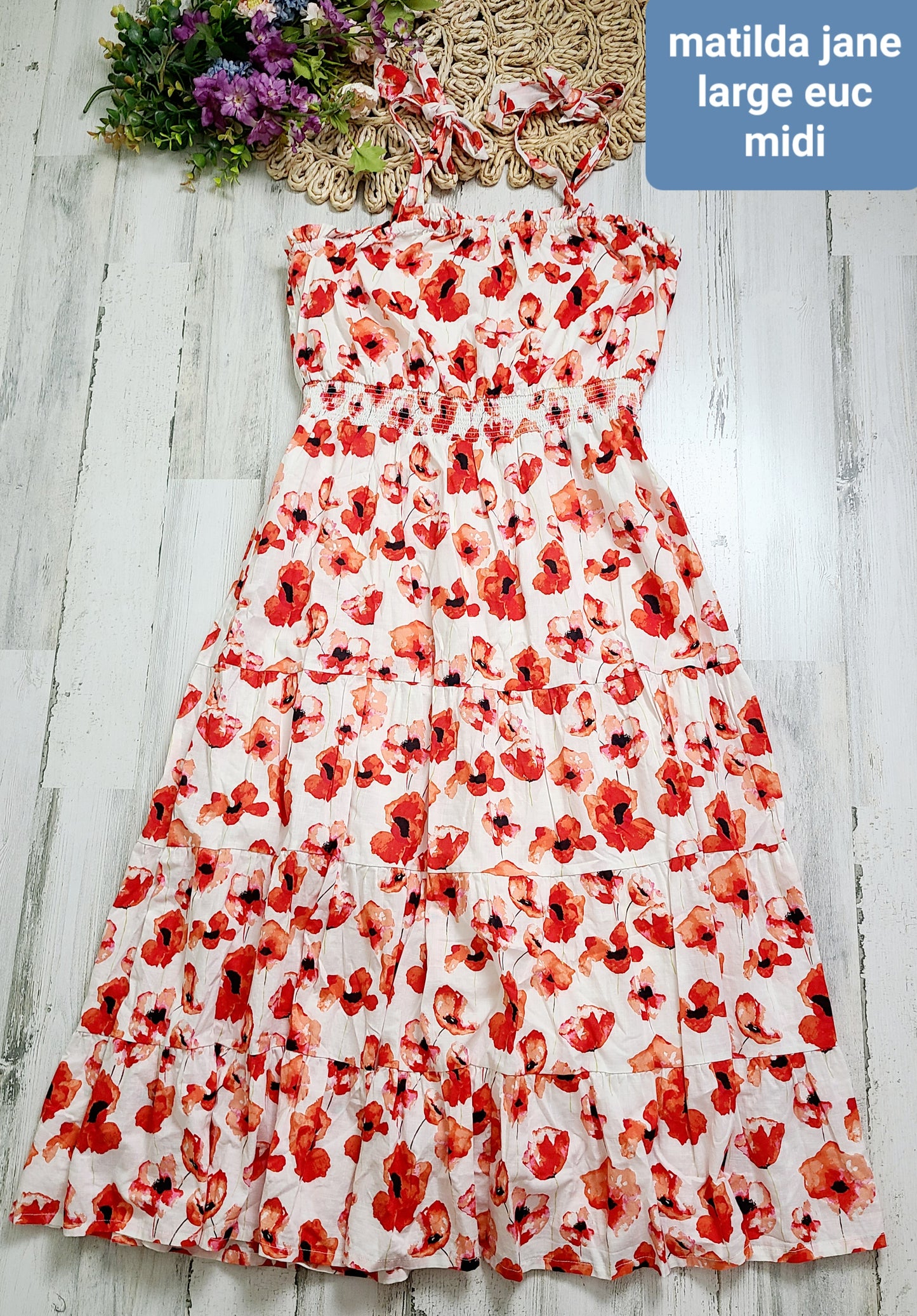 matilda jane midi floral dress womens