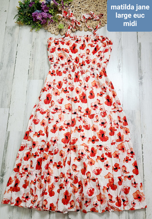 matilda jane midi floral dress womens