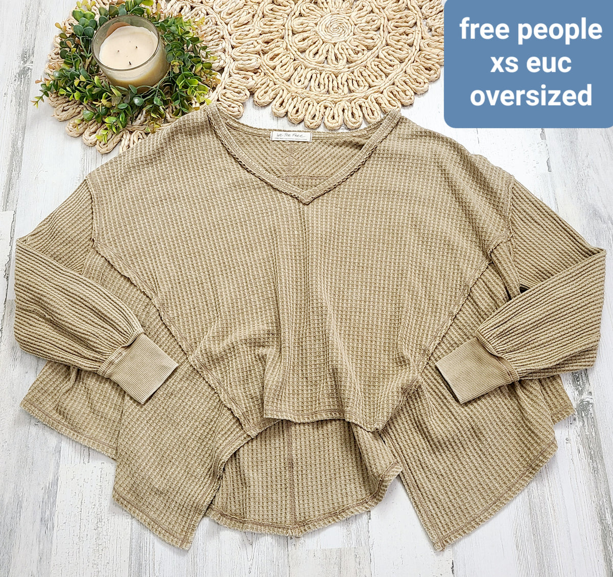 oversized xs freepeople asymmetrical