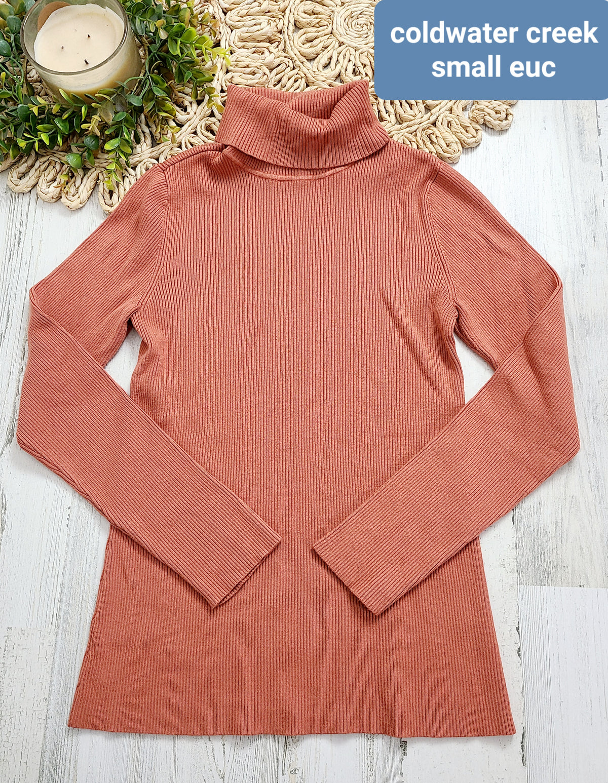 teracotta coldwater creek turtleneck