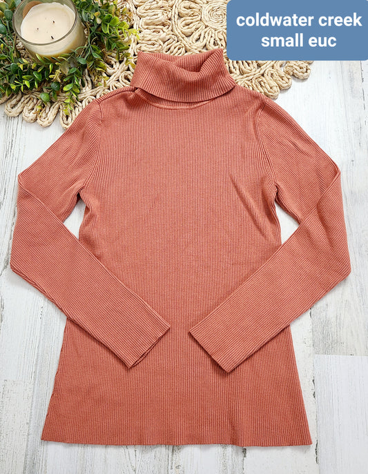 teracotta coldwater creek turtleneck