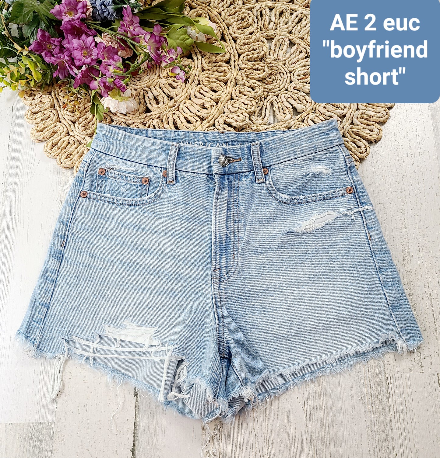 ae boyfriend shorts xs