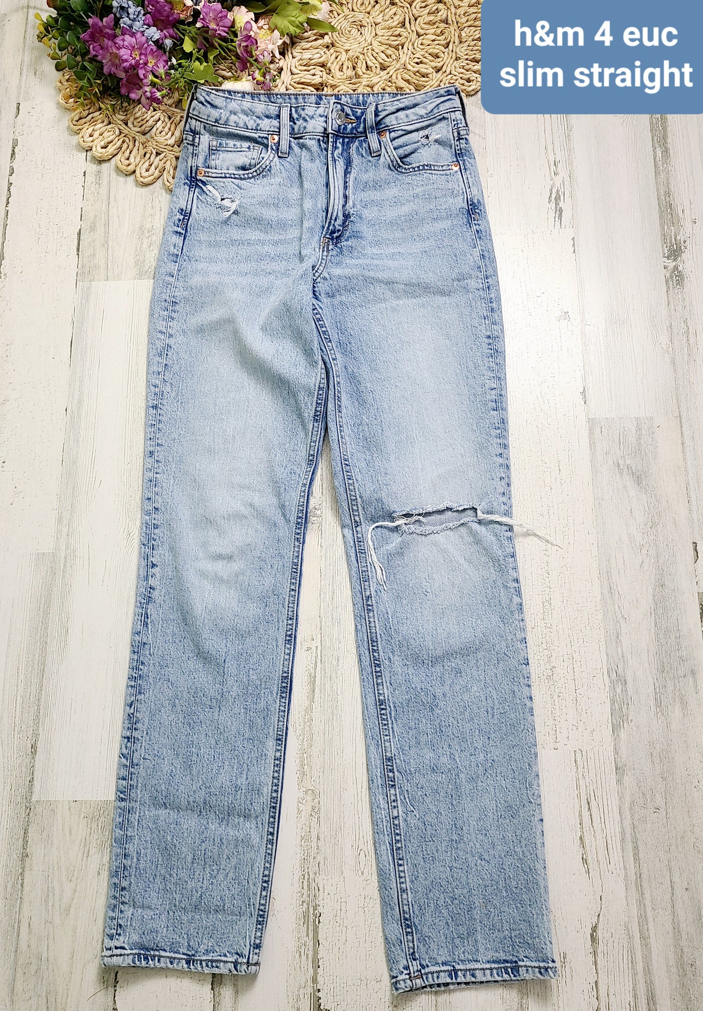straight 4 h&m denim