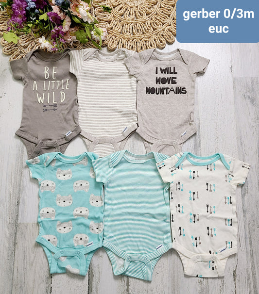 gerber 6 onesies boys