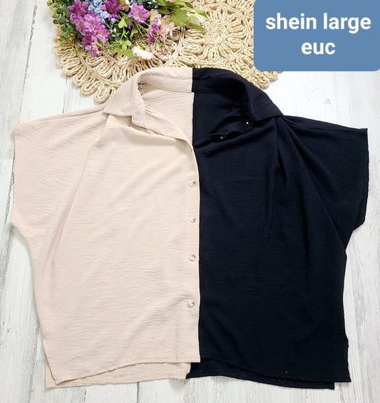 tan and black colorblock