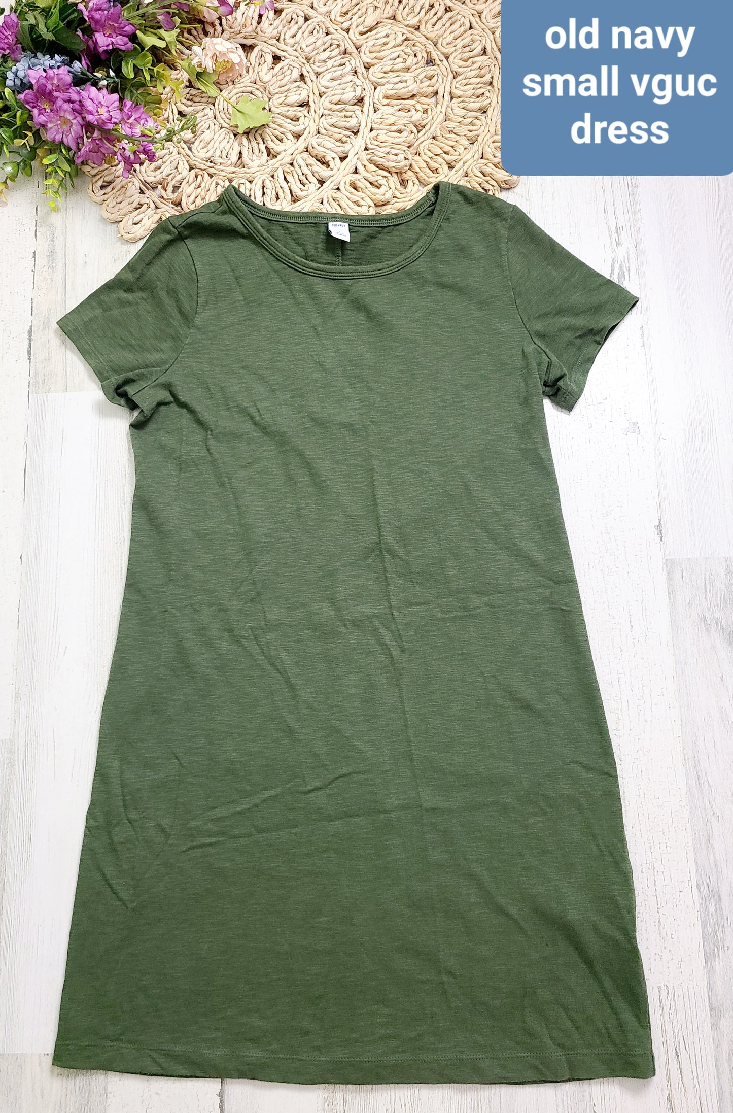 olive green small dress old navy