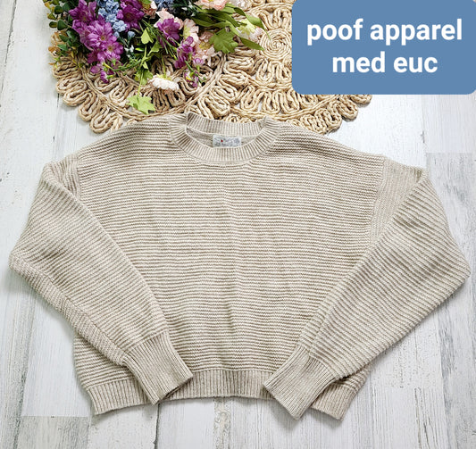 poof apparel medium sweater