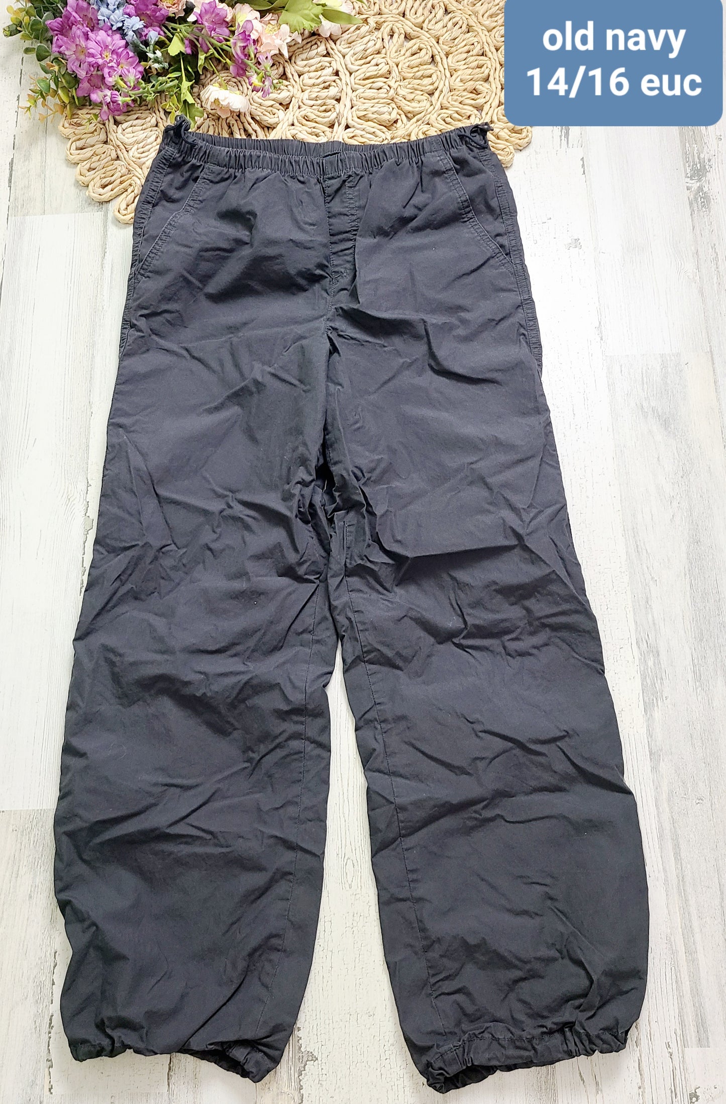 black loose pants old navy