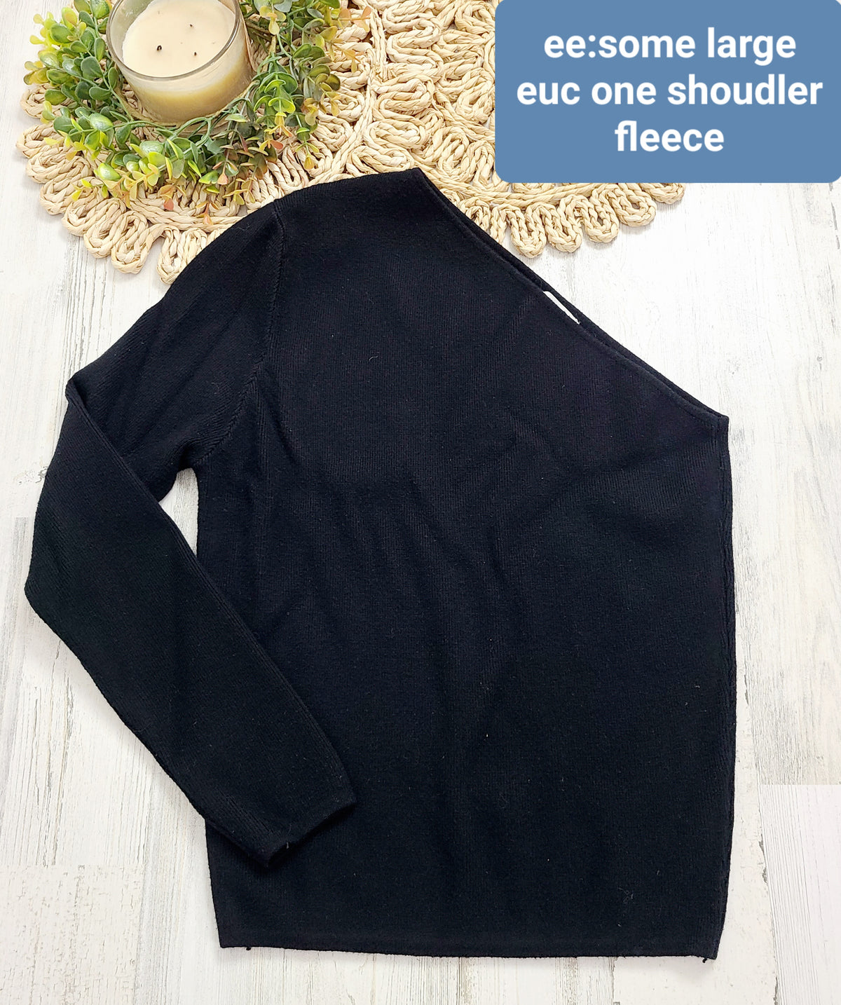 one shoulder black eesome